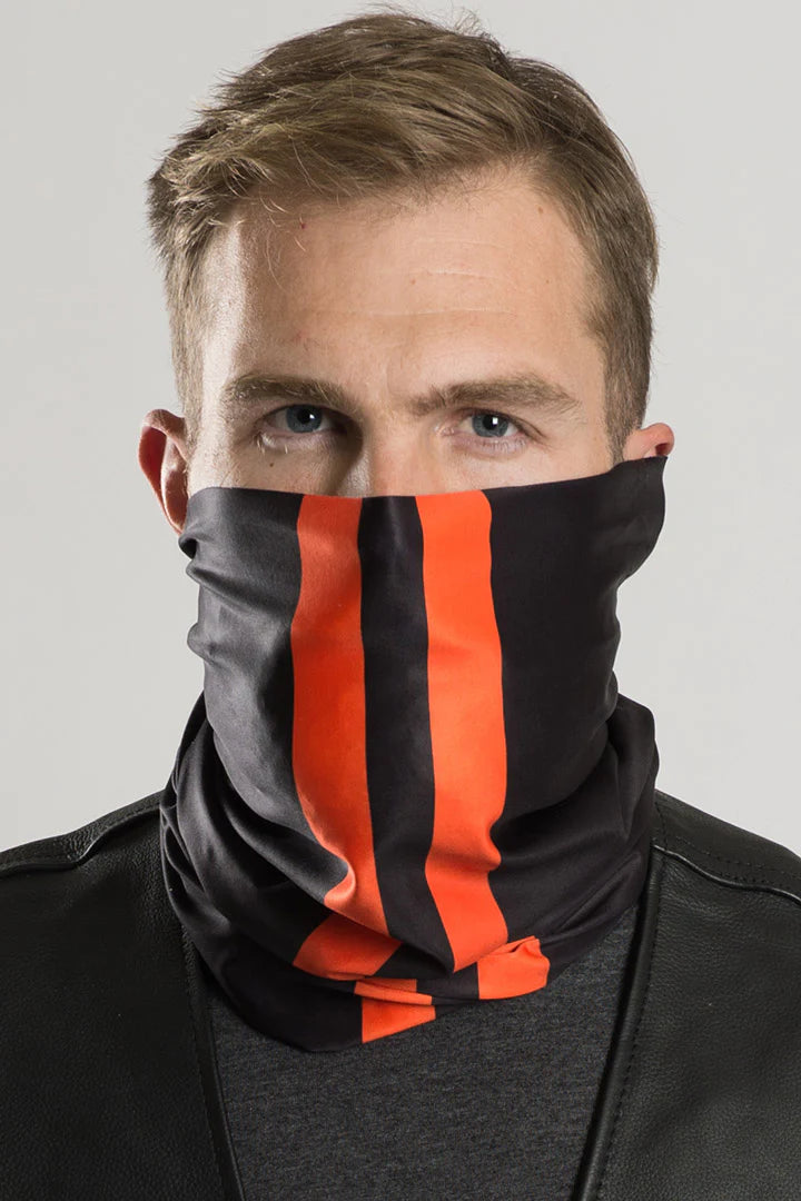 Orange Stripe Microfiber Tube