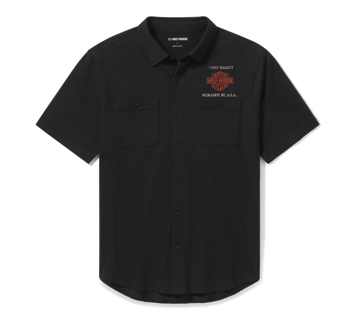 Harley-Davidson Men's Parts & Service Jersey Button-Up Shirt - XXL