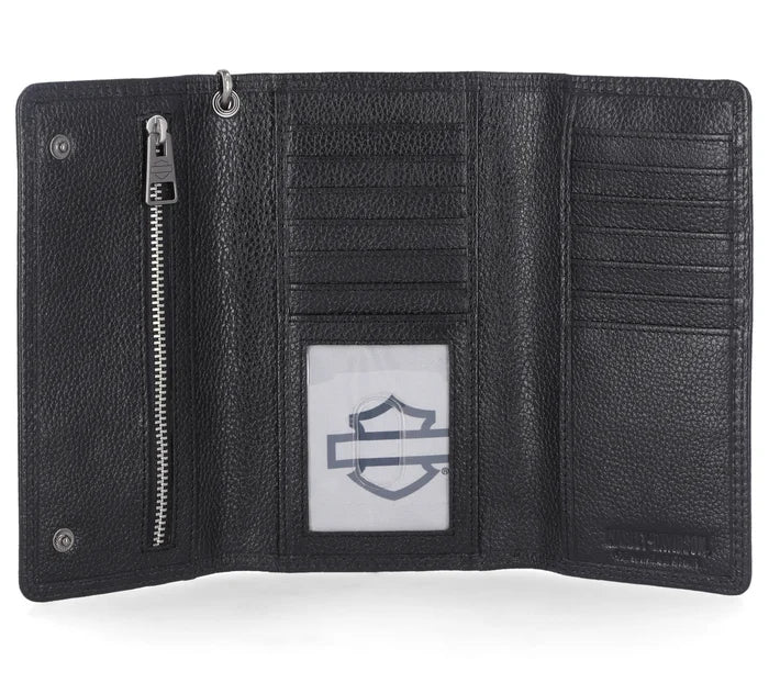 Bar & Shield Trucker Wallet w/Chain