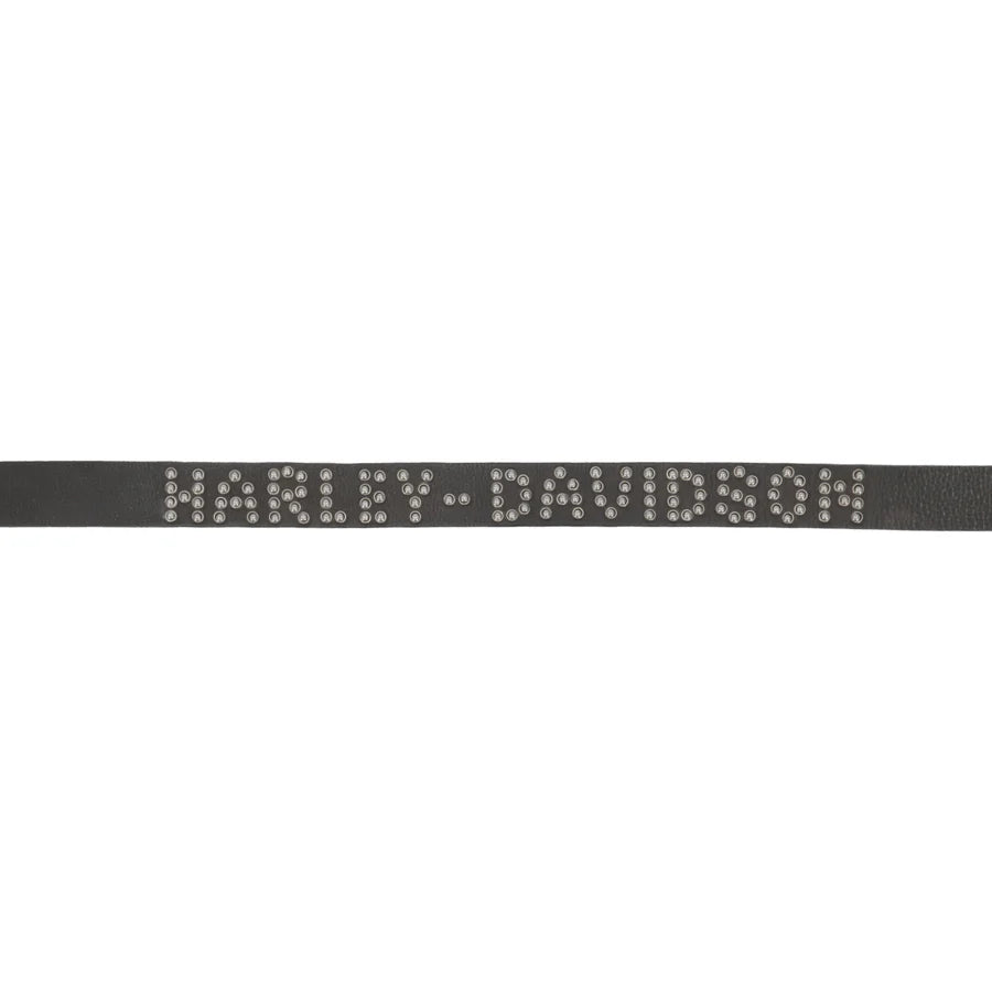 Hammered Rivet Belt Black
