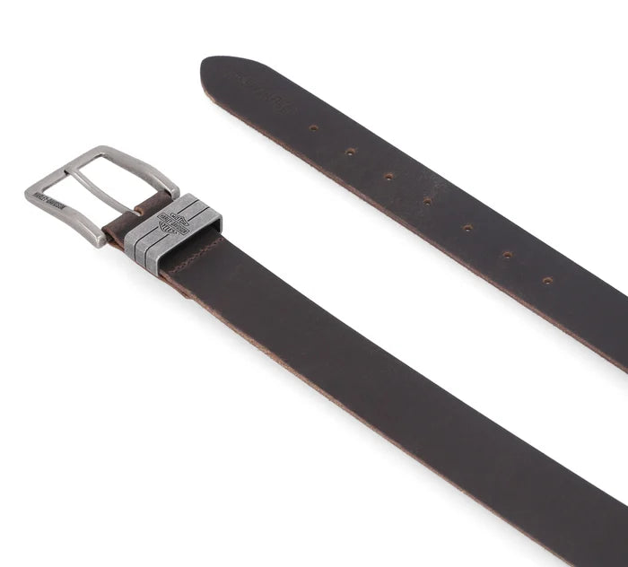Metal B&S Keeper Belt Brown