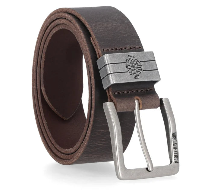 Metal B&S Keeper Belt Brown