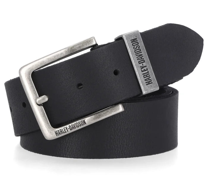 H-D Text Keeper Belt Black
