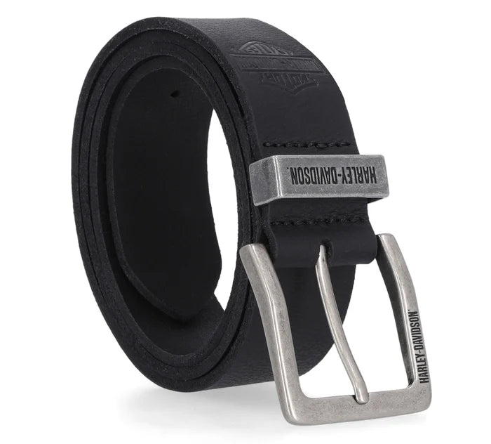 H-D Text Keeper Belt Black