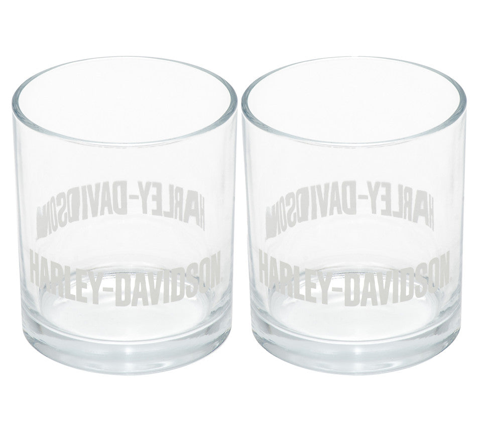 H-D Premier Rocks Glass Set