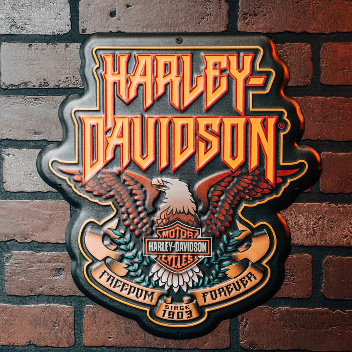 Hard Rock Eagle Metal Sign