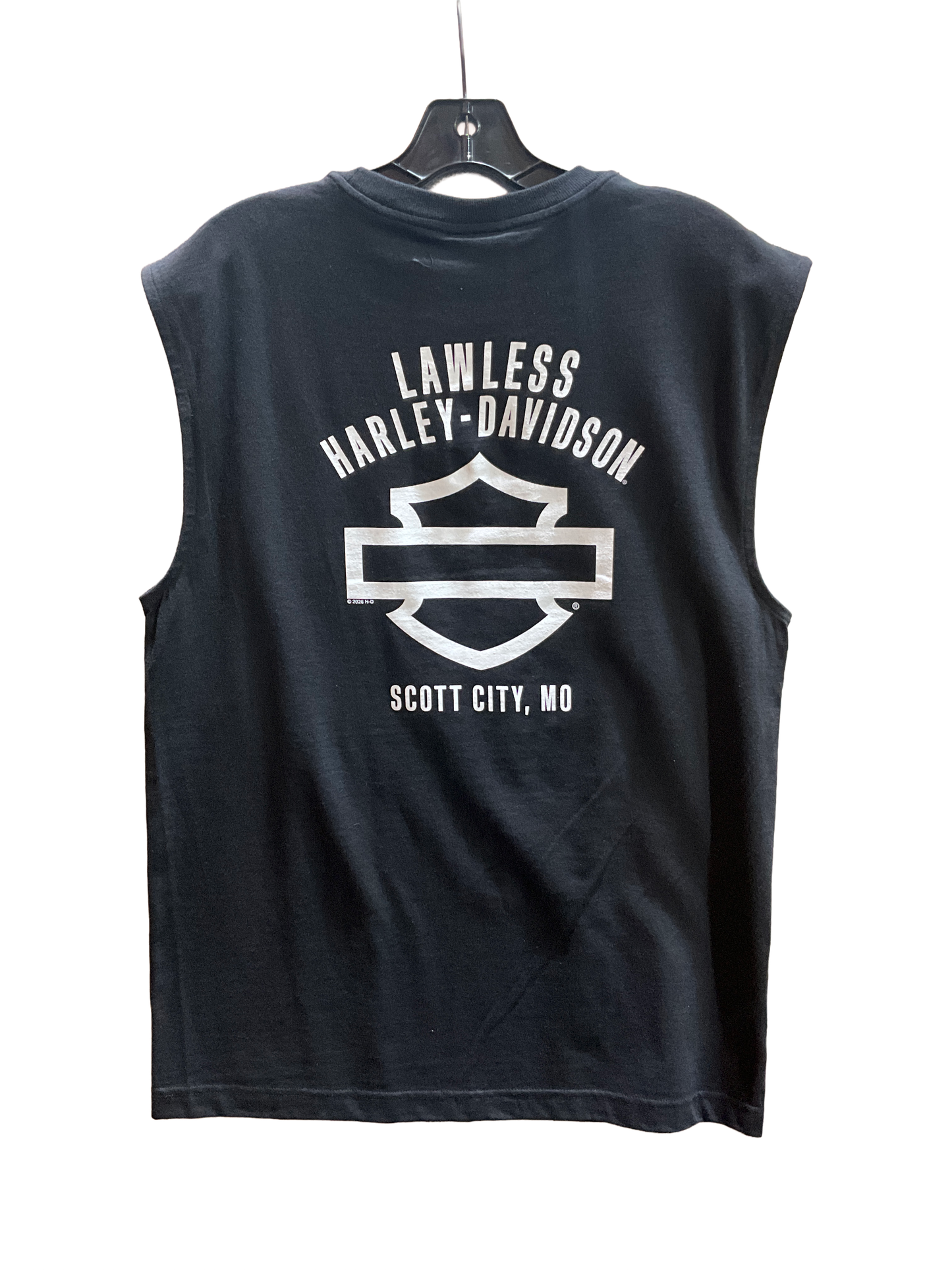 H-D Blazing Skull Men's Sleeveless Tee