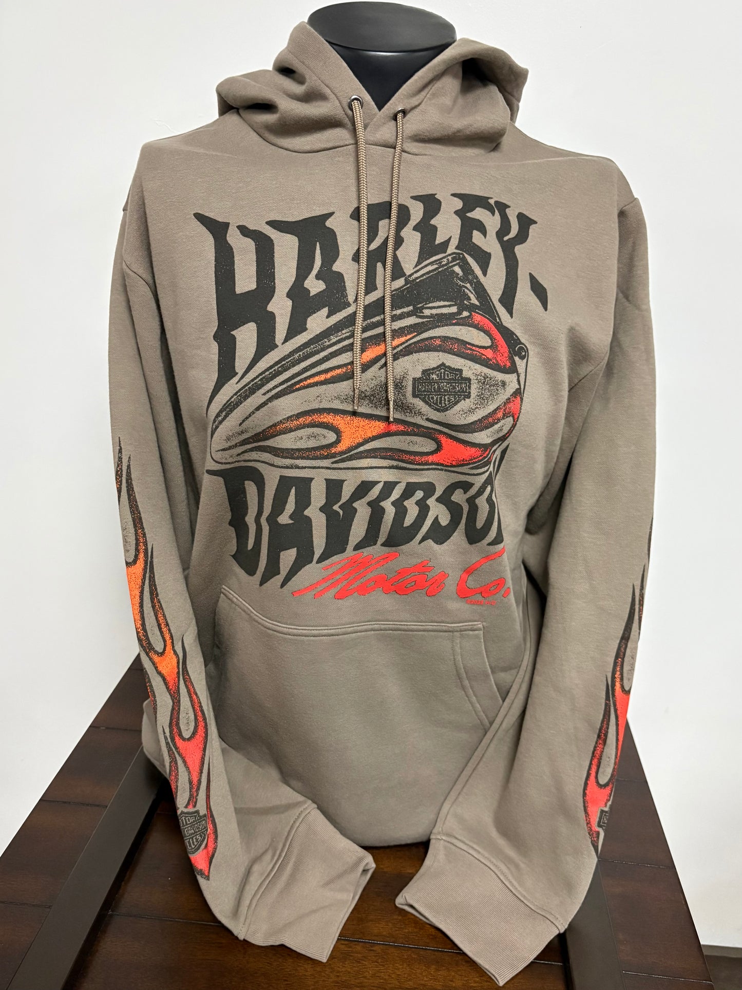 Flame Wave Men's Hoodie