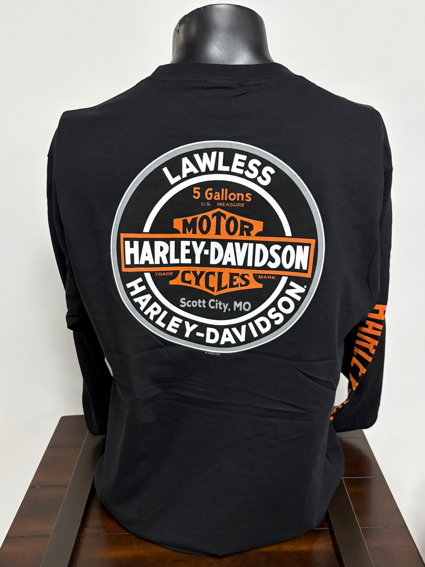 HD B&S Outline Men's Long Sleeve