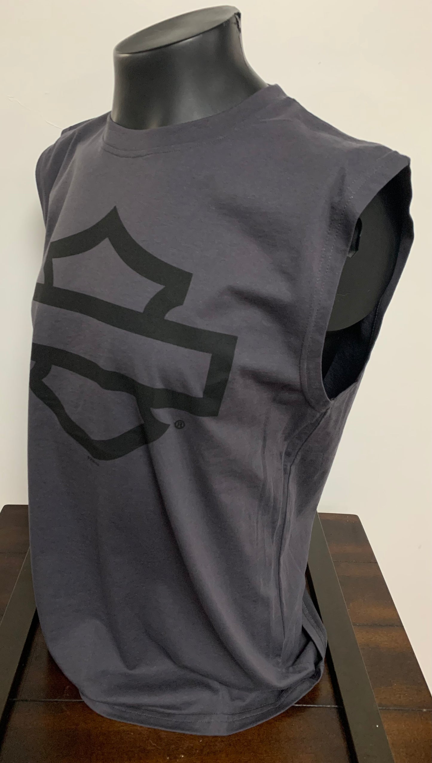 Open Bar & Shield Sleeveless Tee