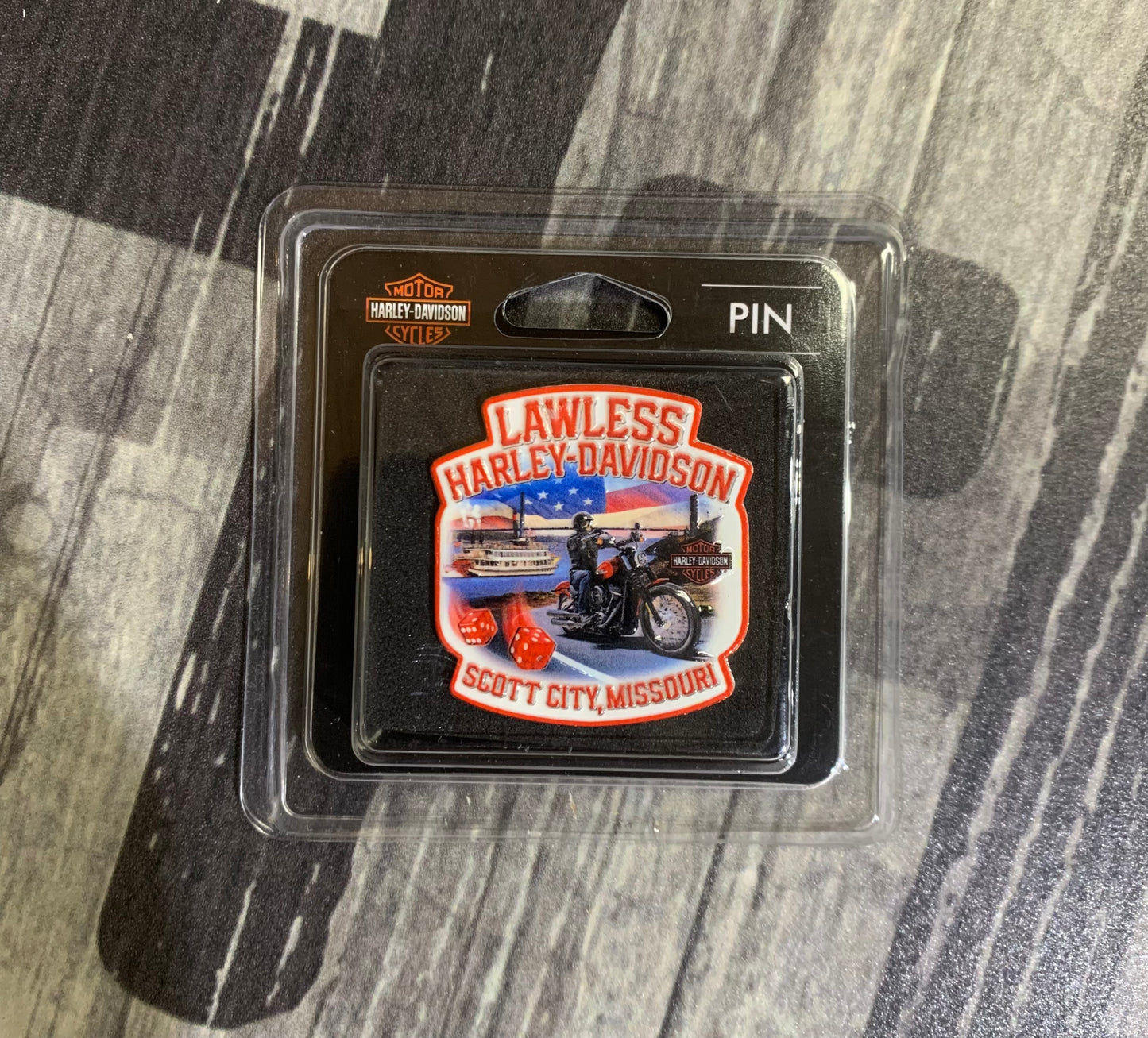 Custom Lawless Harley-Davidson Dealer Pin
