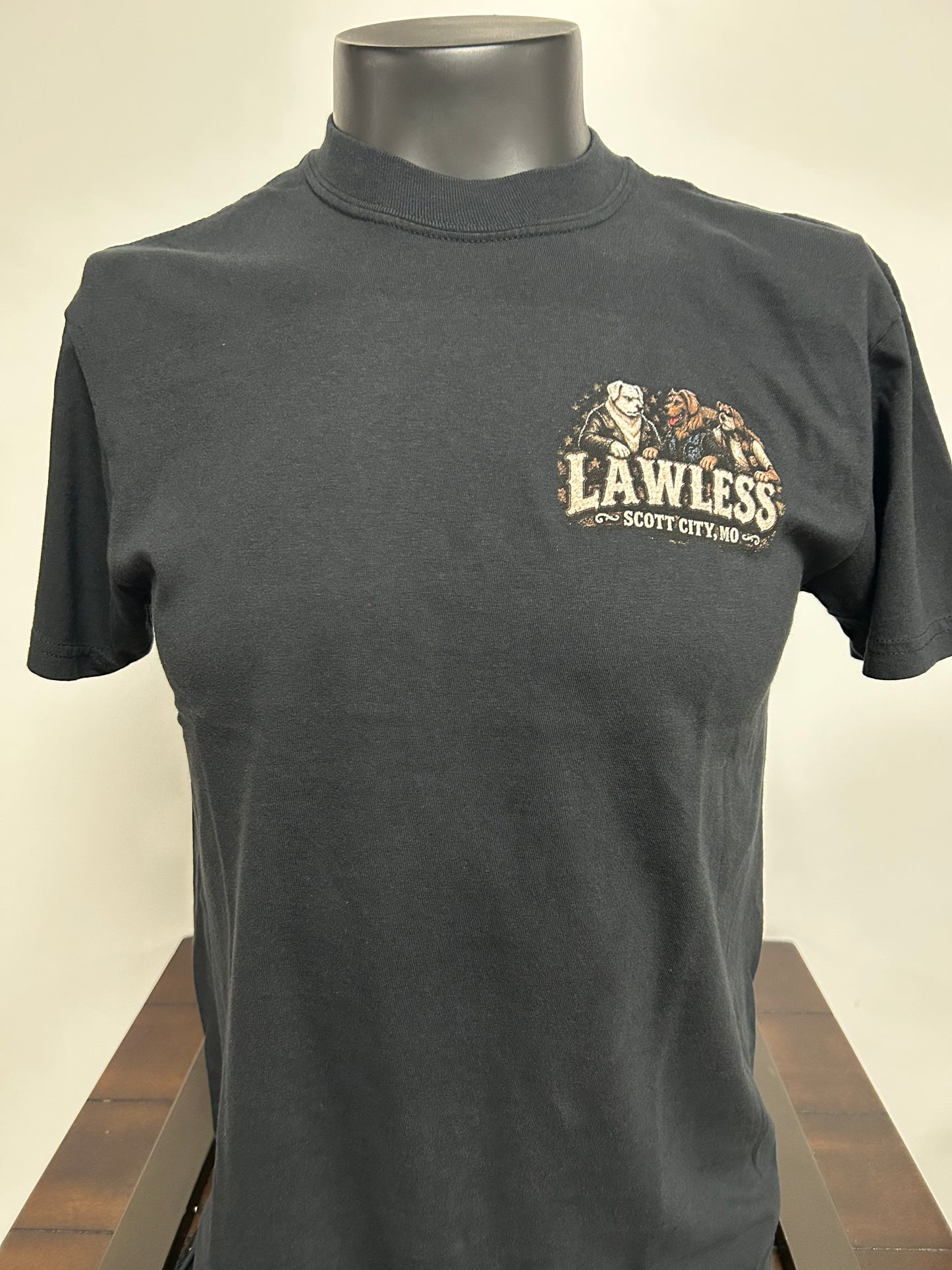 Lawless River Dog Mens Short Sleeve Tee