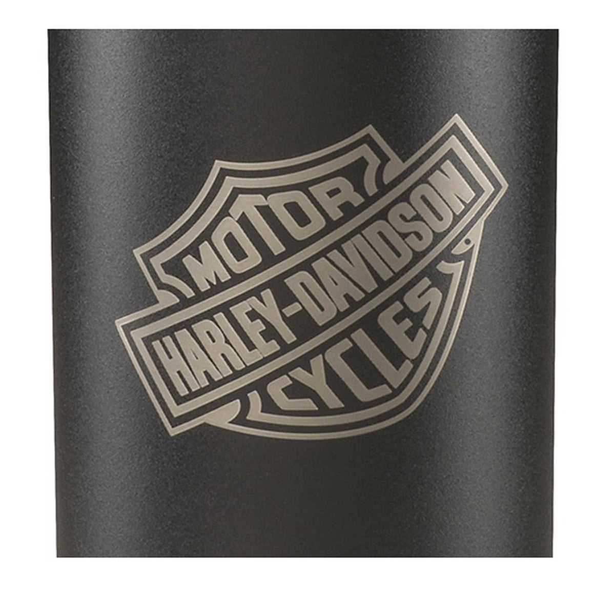 H-D Bar & Shield Water Bottle, Double-Wall Stainless Steel - Black
