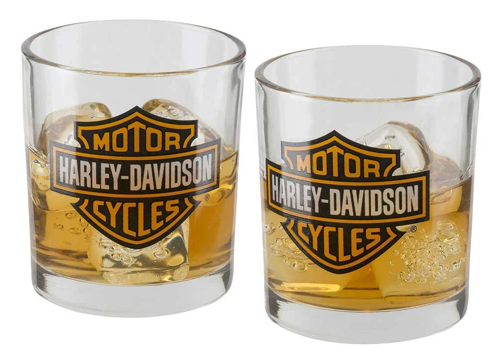 H-D Core Bar & Shield Double Old Fashioned Set - 10 oz.