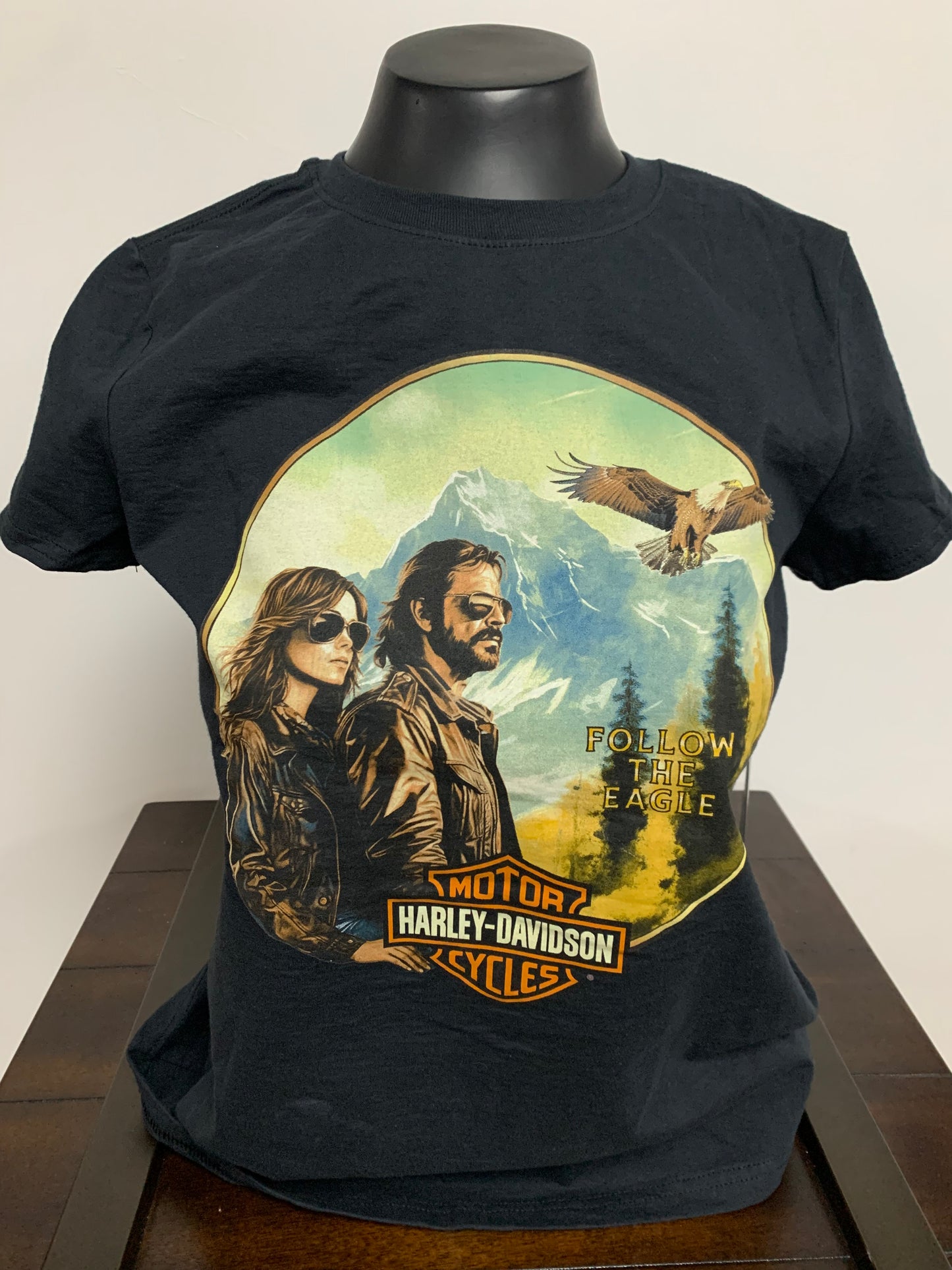 Follow The Eagle Womens Short Sleeve Tee