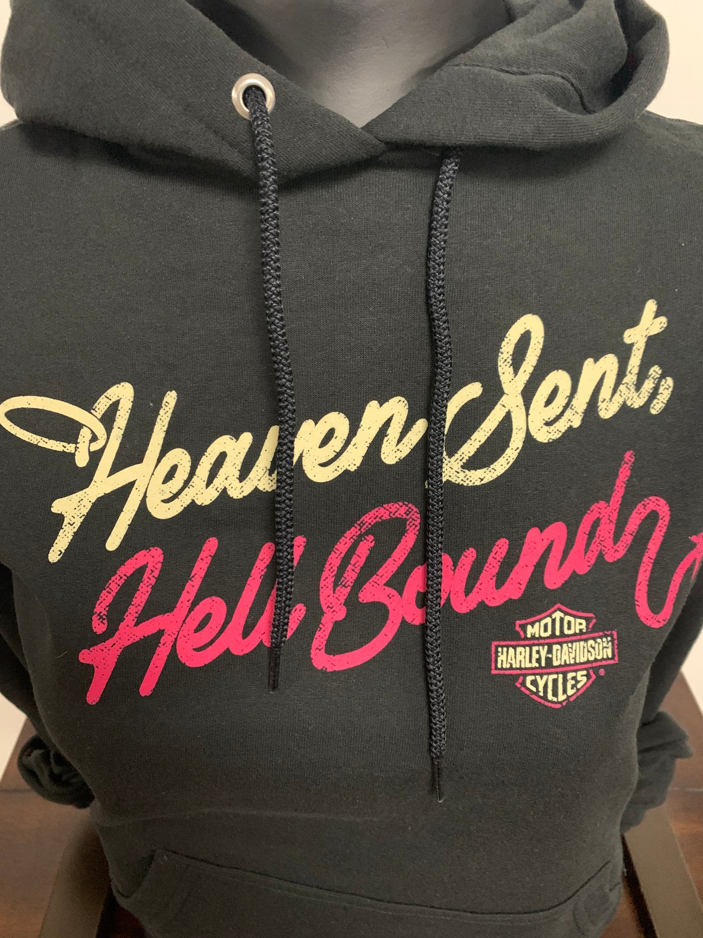 Heaven Sent Hell Bound Womens Hoodie