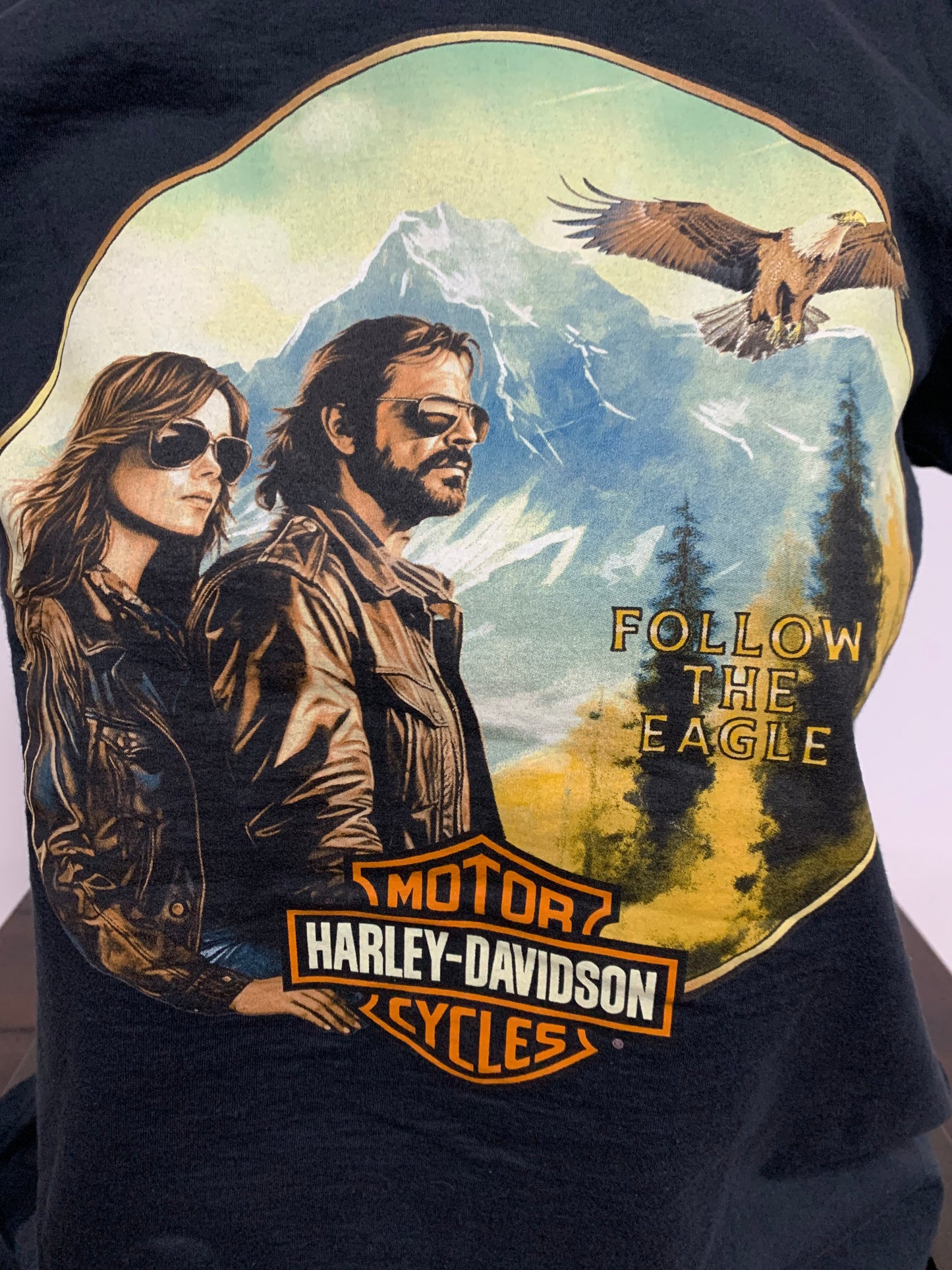 Follow The Eagle Womens Short Sleeve Tee