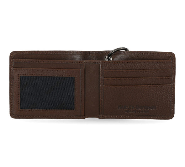 B&S Eagle Bifold Wallet with Chain