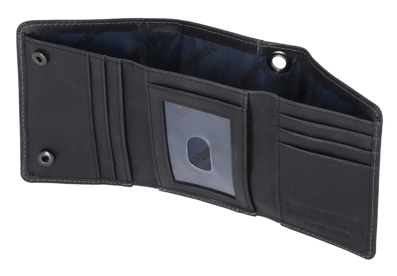 Willie G Snap Trifold Black