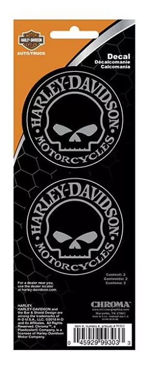 Harley Skull Decal