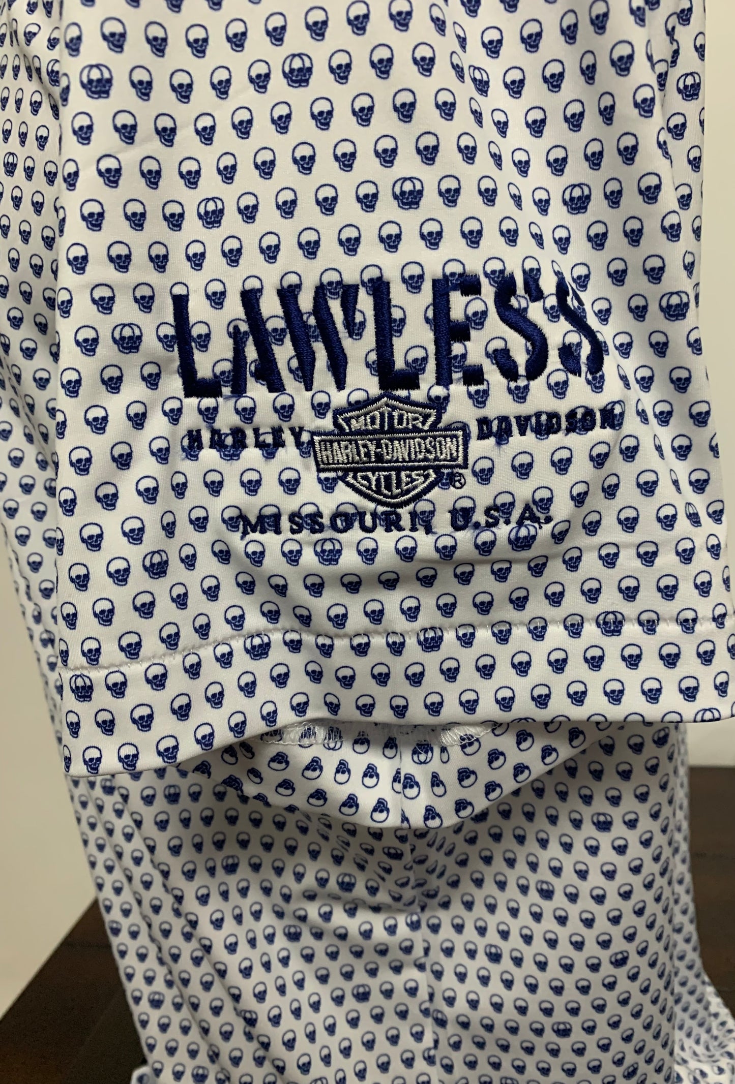 Lawless Skull Golf Polo