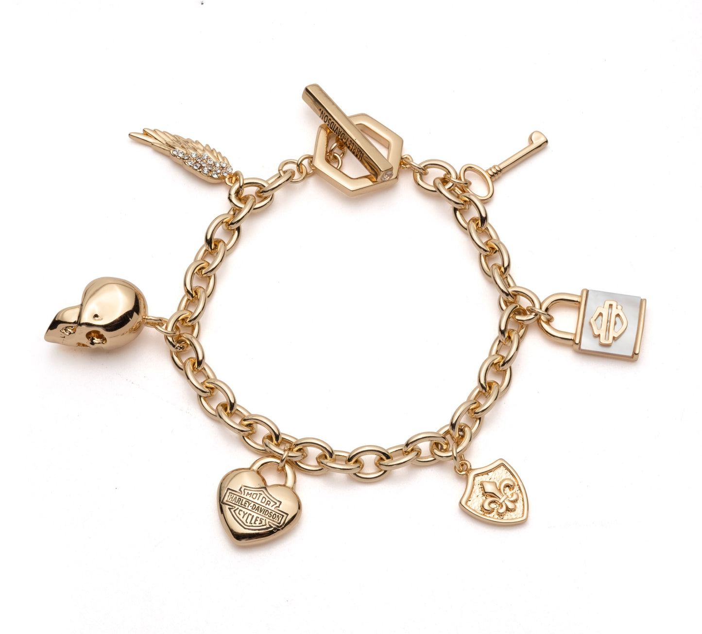 Gold Charm Bracelet
