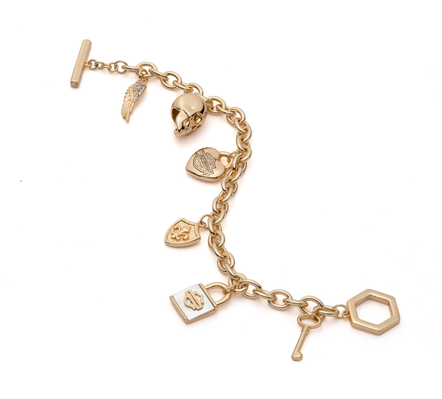 Gold Charm Bracelet