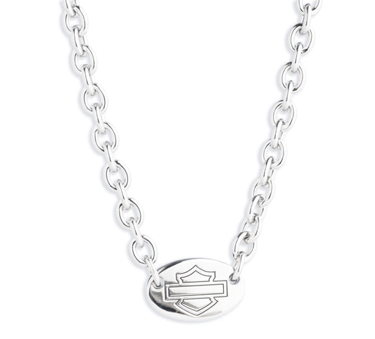 Oval Chain B&S Necklace
