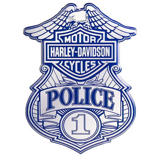 H-D Police Metal Sign