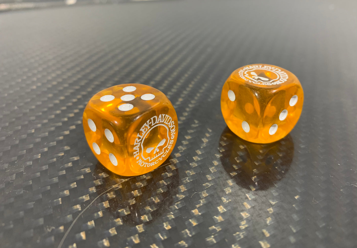 Pair of Orange Dice