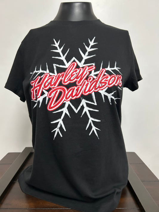 H-D Snowflake Women's Tee