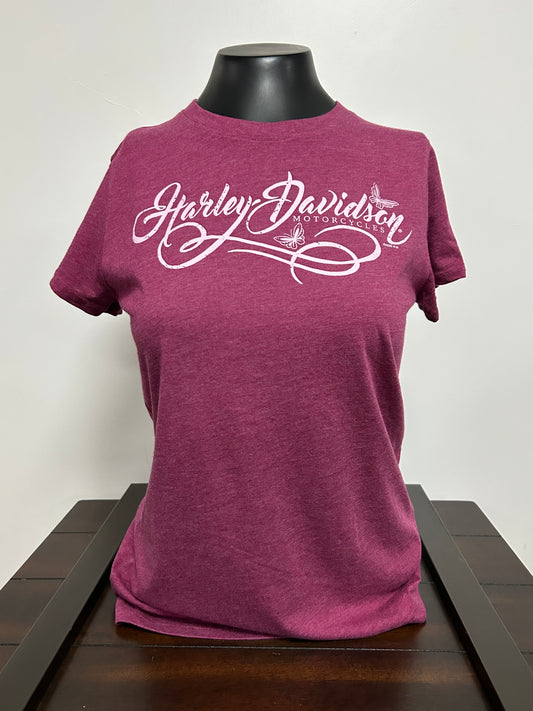 H-D Deep Scroll Women's Tee