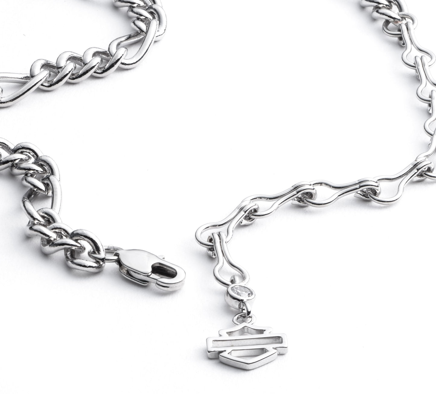 WOMEN'S 16" FIGARO CHAIN NECKLACE. INCLUDES 3" EXTENDER.
