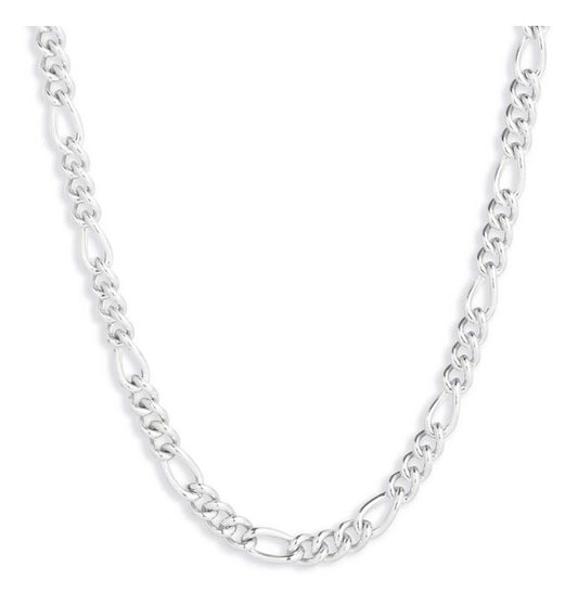 H-D Women's 16' Figaro Chain Necklace - Silver Plated