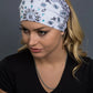 Ladies White Faith Paisley w/Gems EZ Bandz Headband