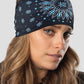 Ladies Teal Sunrise Paisley w/Gems EZ Bandz Headband
