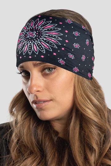 Pink Sunrise Paisley with Gems