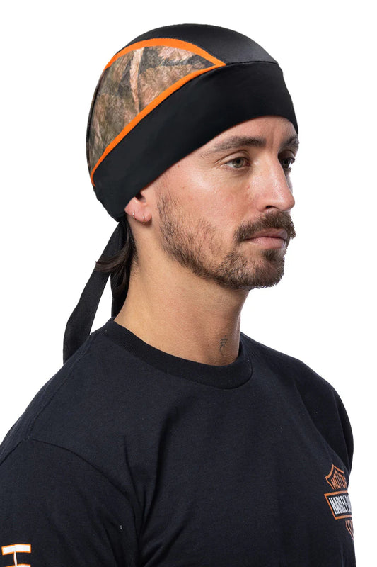 Orange Forest Camo Headwrap
