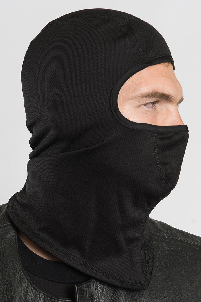 Solid Black (Helmet Liner) Balaclava - Size S/M