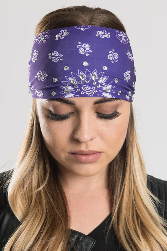 Soaker Purple Paisley With Gem