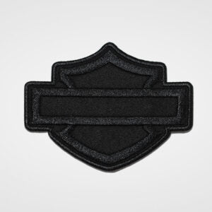 3.5" Black On Black B&S Patch