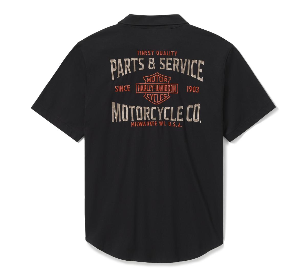 Harley-Davidson Men's Parts & Service Jersey Button-Up Shirt - XXL