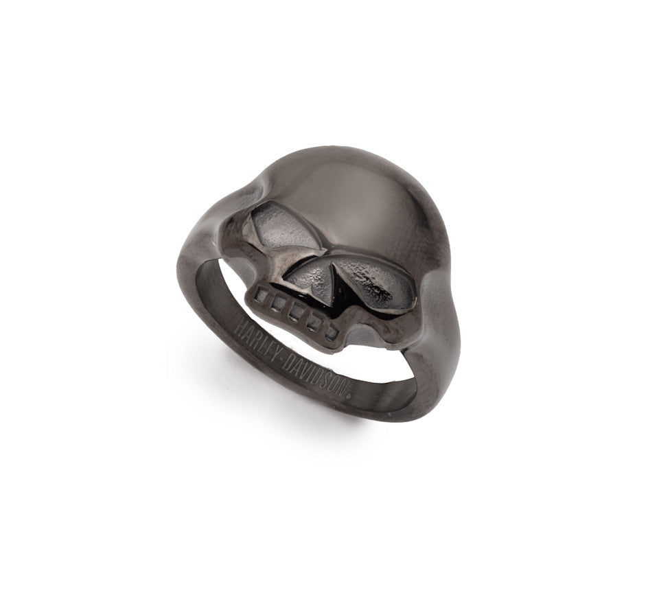 H-D Men's Willie-G Hematite Plated Ring