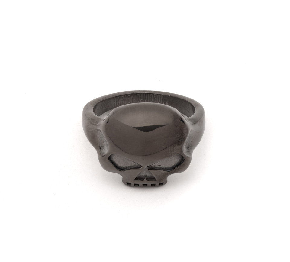 H-D Men's Willie-G Hematite Plated Ring