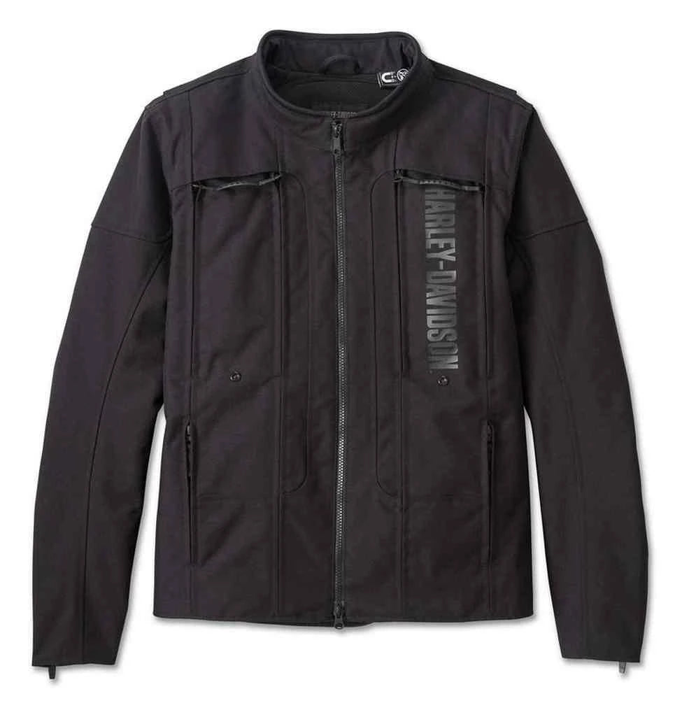 Harley-Davidson® Men's Glide Switchback Lite Riding Jacket, Black - XXL