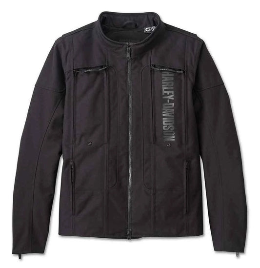 Harley-Davidson® Men's Glide Switchback Lite Riding Jacket, Black - XXL