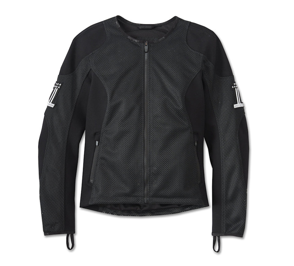 Women's H-D Shield Mesh Riding Jacket - SIZE L