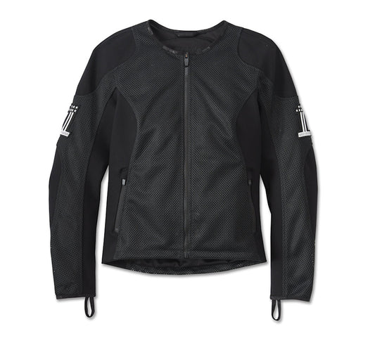 Women's H-D Shield Mesh Riding Jacket - SIZE L