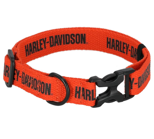 H-D Text Collar Orange