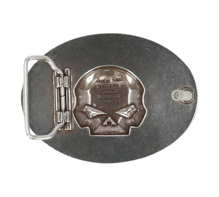 Immunity Skull Buckle Nickel